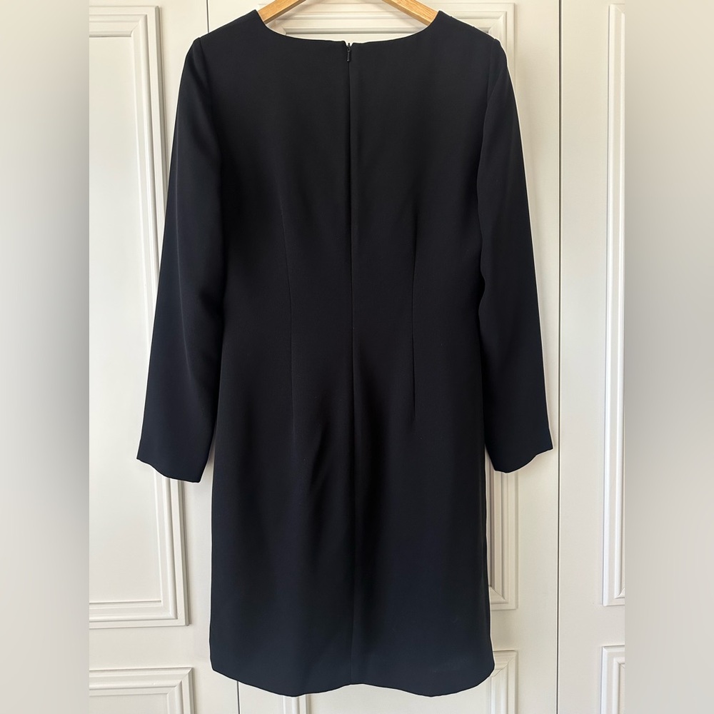 Jones New York Black Rhinestone Cocktail Dress, Size 6 - Picture 7 of 7